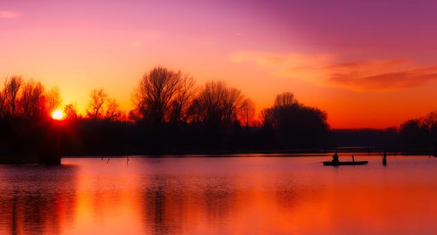 Sunset at Fishing Lake